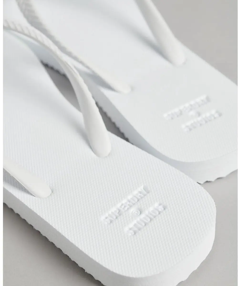 Superdry Studios Classic Slippers - Teenslipper Wit EU 36-37 - afbeelding 4 van 6