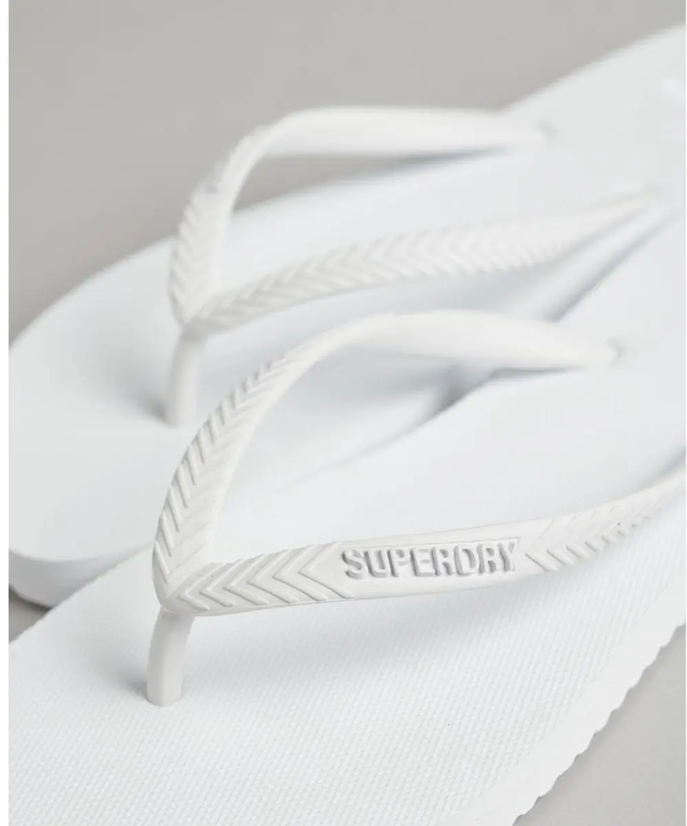 Superdry Studios Classic Slippers - Teenslipper Wit EU 36-37 - afbeelding 2 van 6