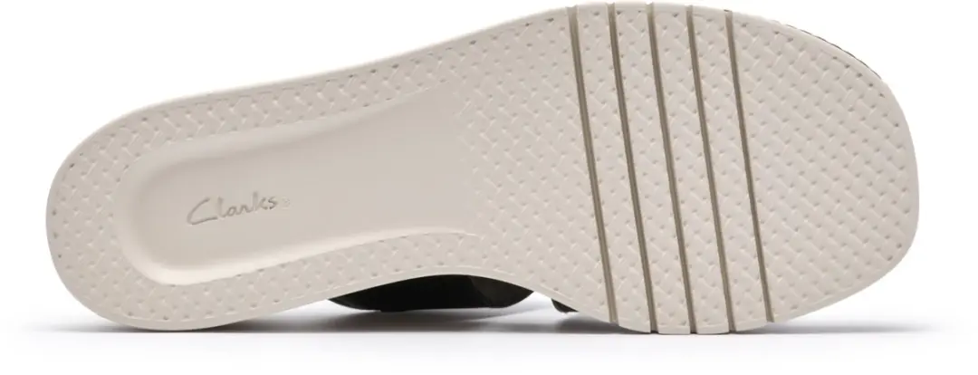 Clarks Kidiki Cove Dames Slipper - Zwart 38