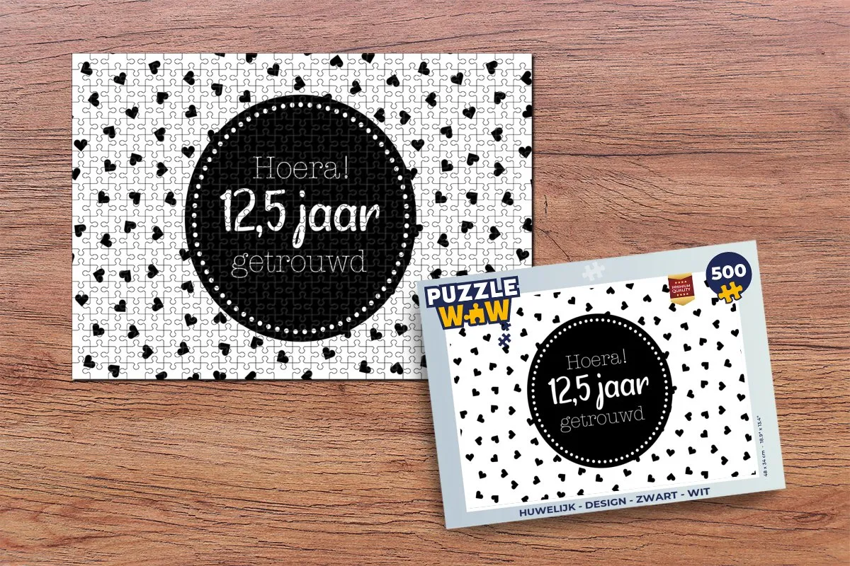PuzzleWow Huwelijk Puzzel 500 Stuks - Multicolor