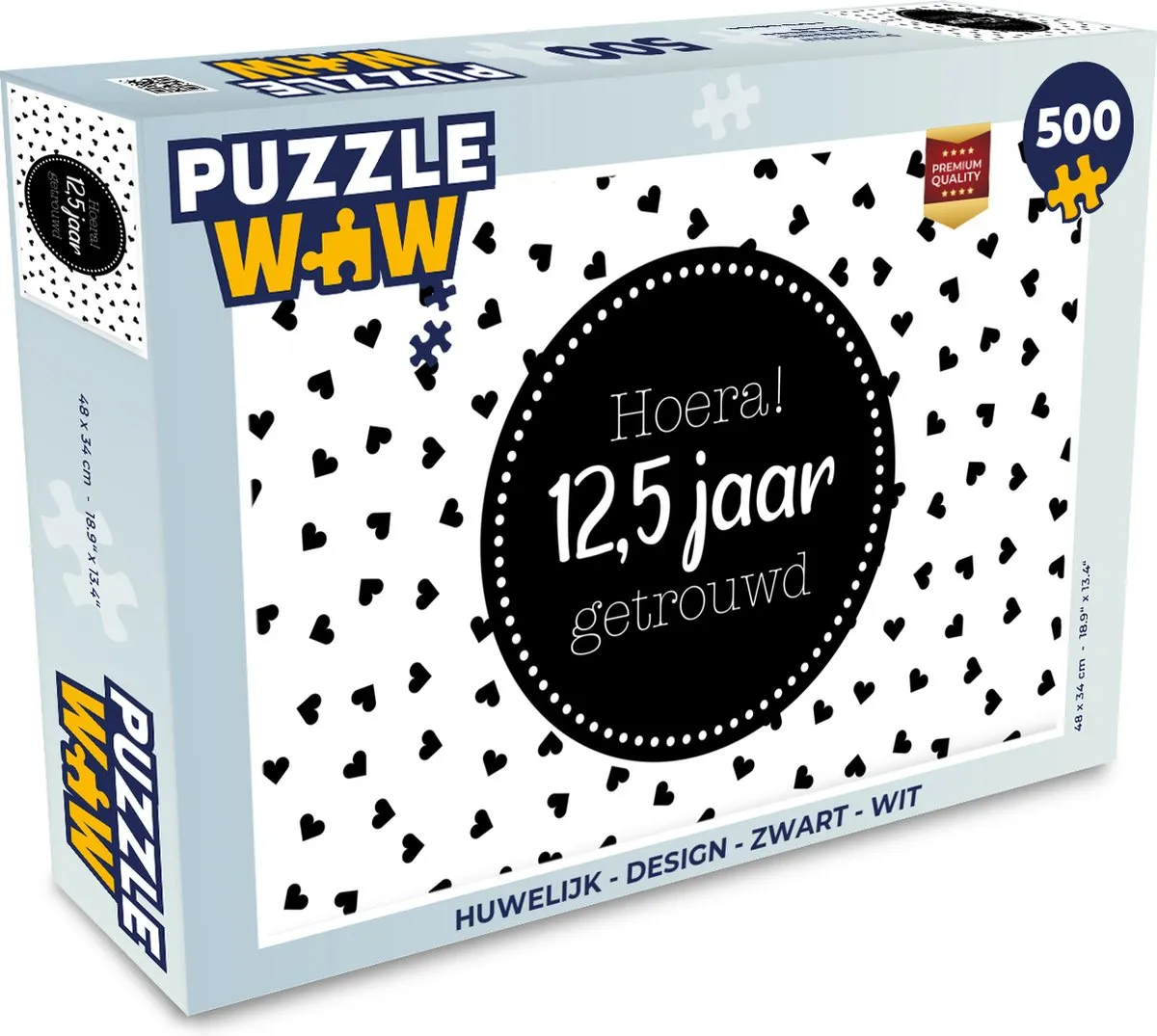 PuzzleWow Huwelijk Puzzel 500 Stuks