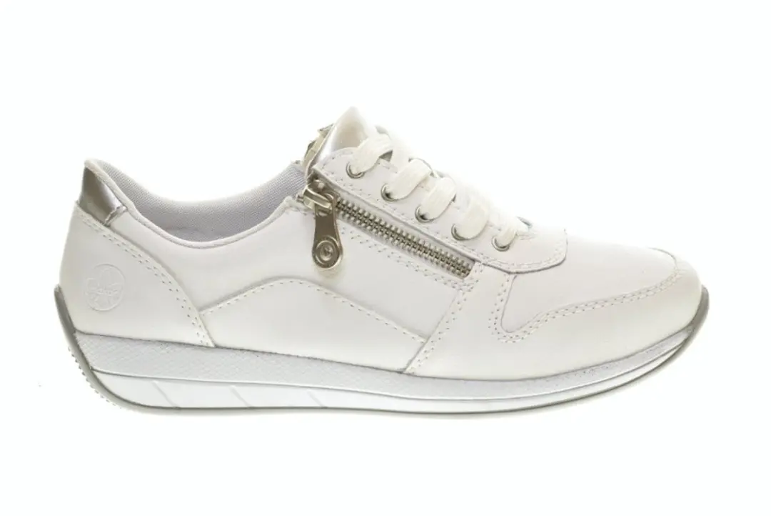 Dames Sneaker Wit Rieker Leder maat 40