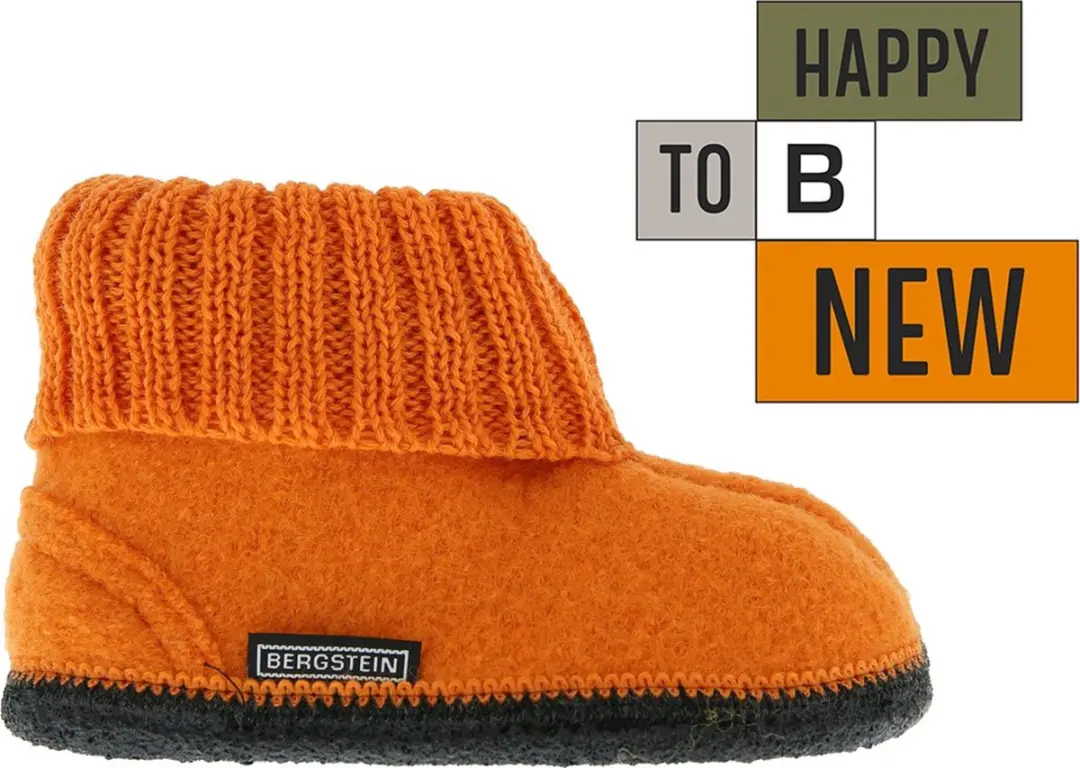 Bergstein Cozy Slofjes 750212 - Oranje - Maat 24