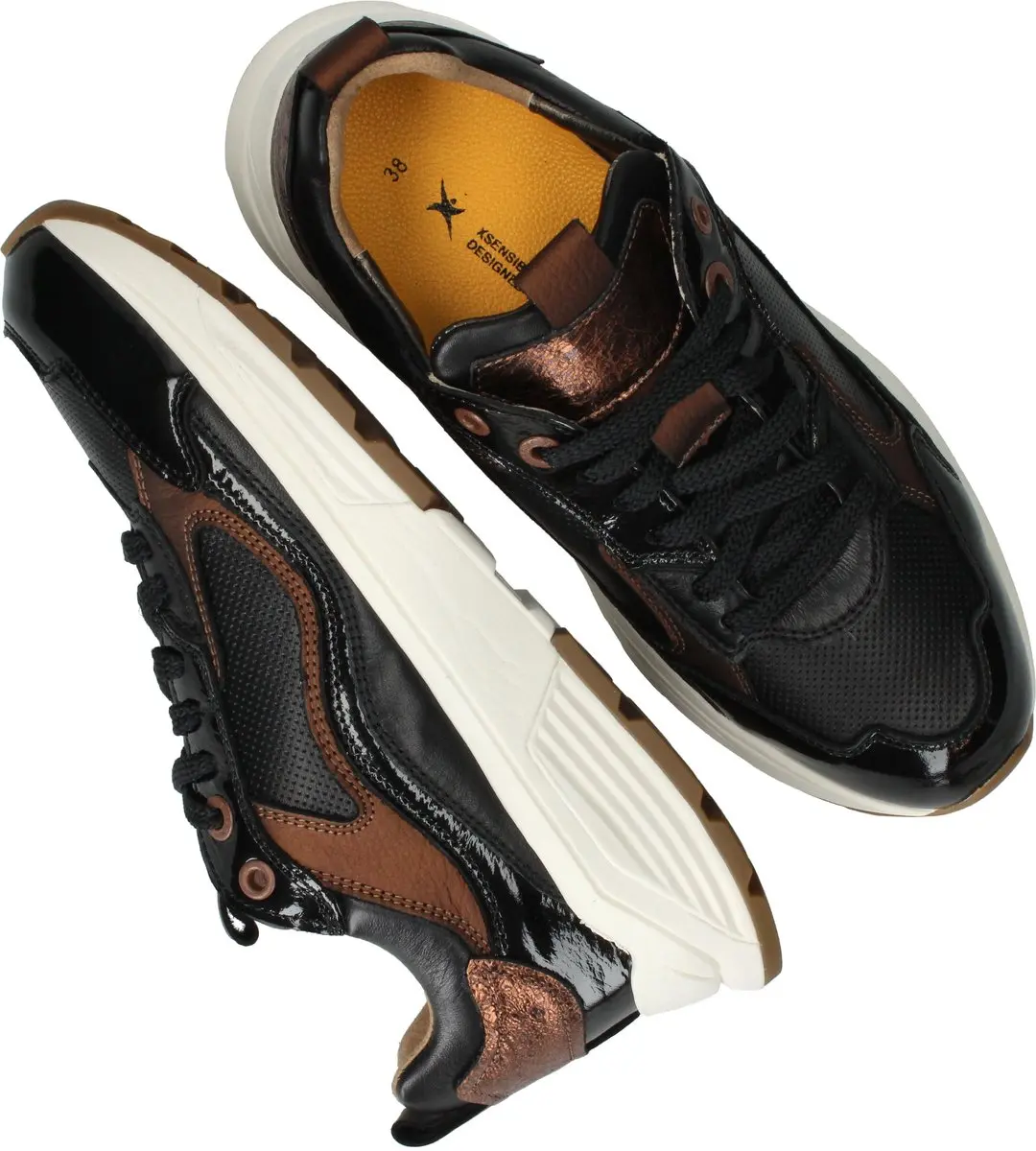 Xsensible Milau Sneakers - Dames - Zwart - Maat 39