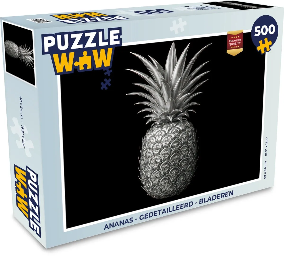 PuzzleWow Ananas Legpuzzel 500 Stuks