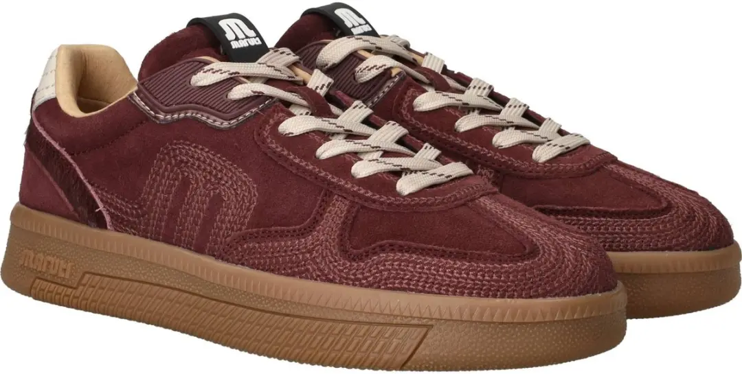 Maruti Yale Lage Sneakers - Bordeaux - Maat 38