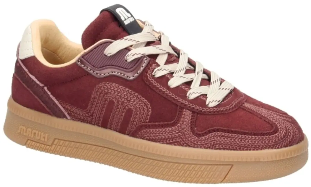 Maruti Yale Lage Sneakers - Bordeaux - Maat 38