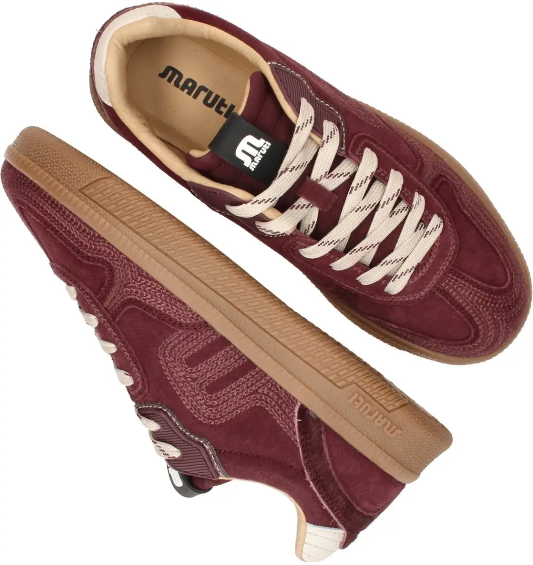 Maruti Yale Lage Sneakers - Bordeaux - Maat 38