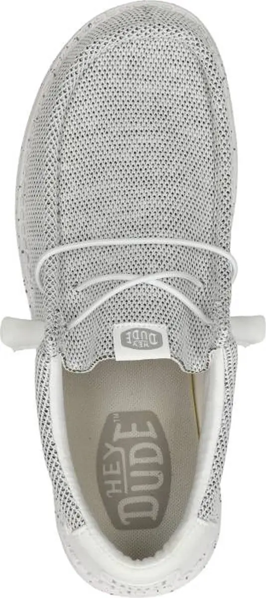 HEYDUDE Wally Sox Instappers grijs Canvas - Maat 42 - afbeelding 4 van 6