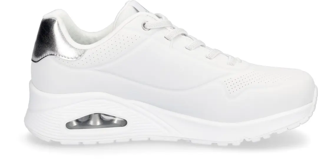 Skechers Uno Shimmer Away Dames Sneakers - Wit
