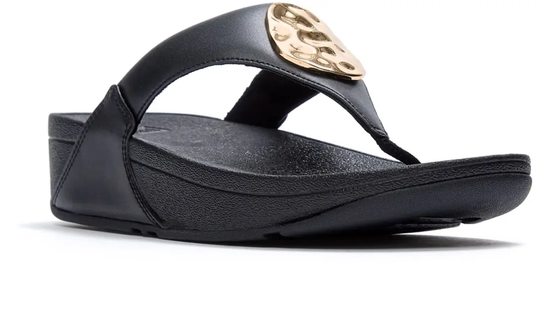 FitFlop Lulu Adornment Teenslippers ZWART