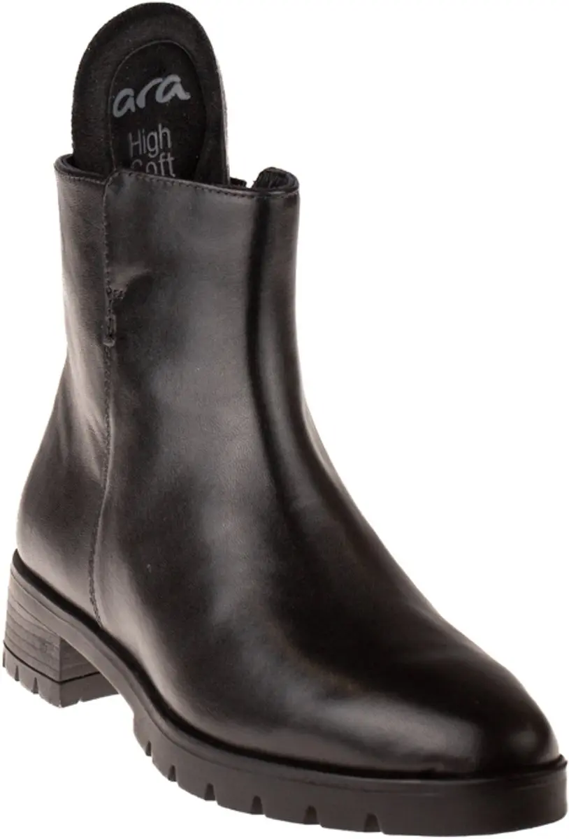 Ara Napoli Dames Enkellaars 12-59300 01 - Zwart - Maat 38,5