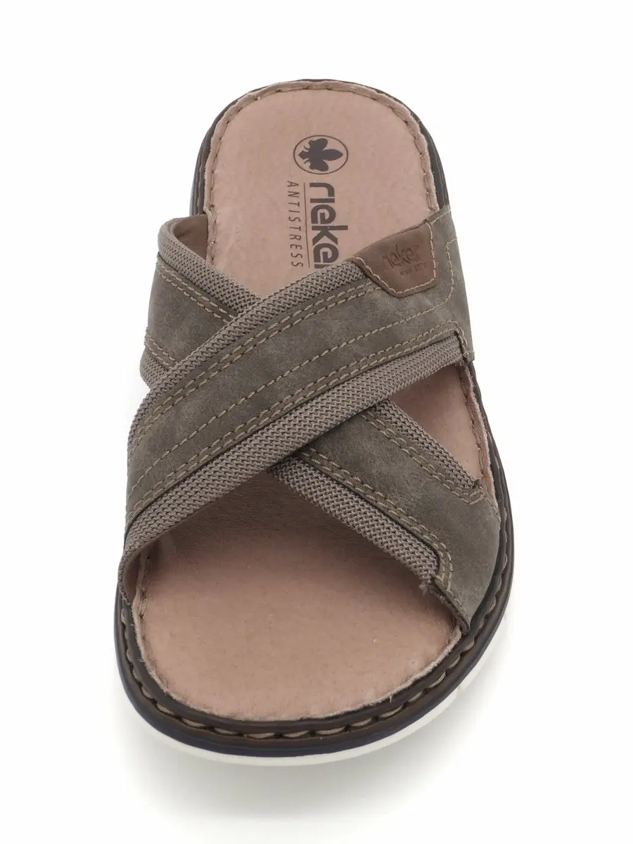 Rieker 25182 Slipper - 45 - Taupe