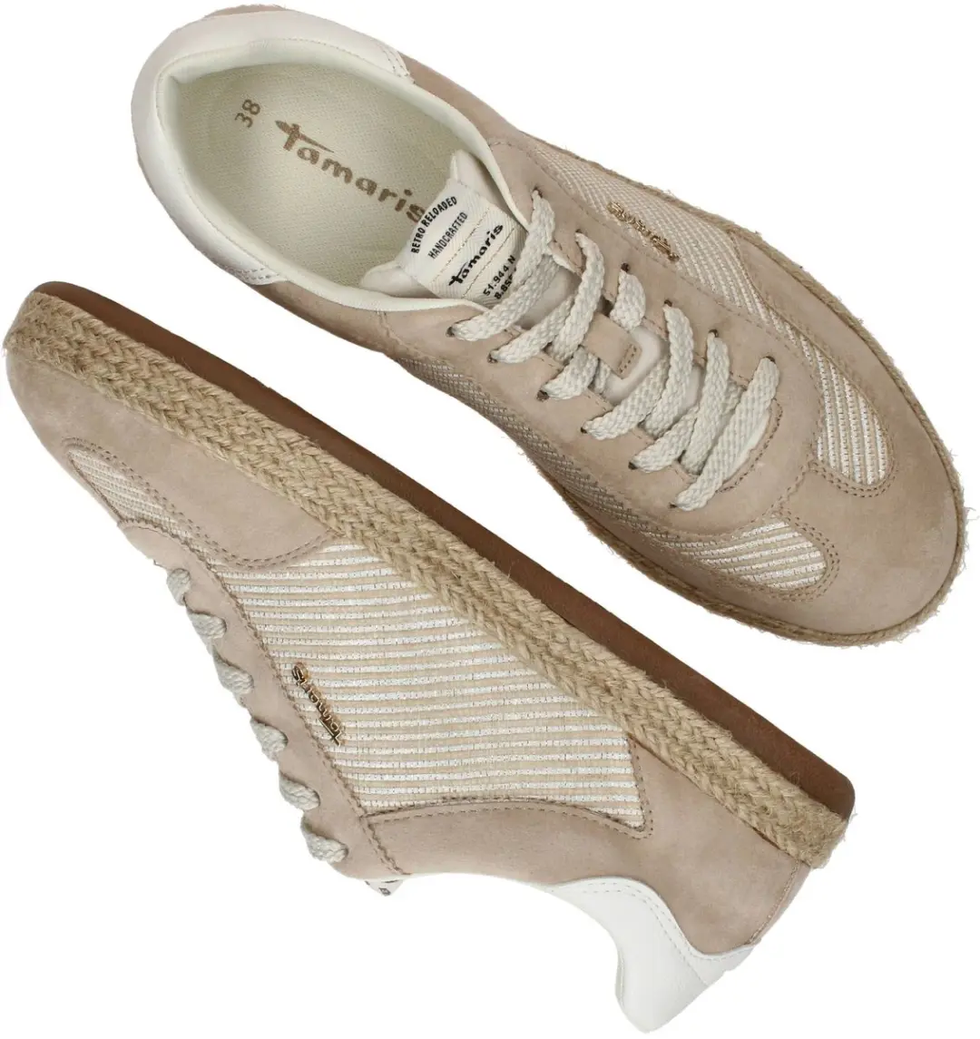 Tamaris Core Dames Sneakers - Beige - Maat 40
