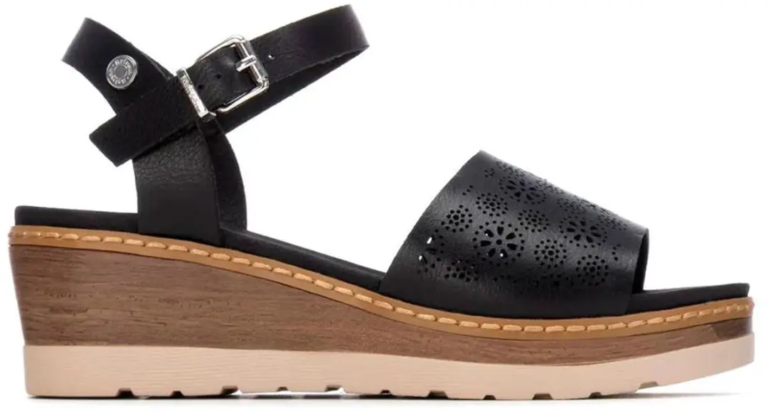 Refresh 175162 Wedgesandalen Zwart EU 38 Vrouw