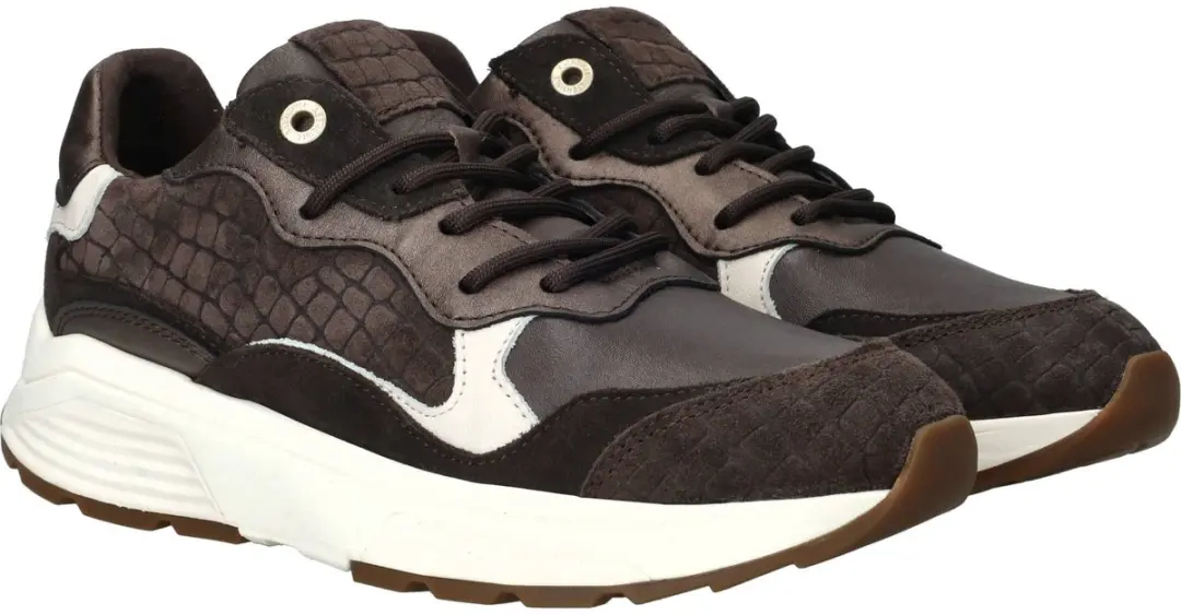 Xsensible Rainbow Stretchwalker GX Sneakers - Dames - Bruin 36
