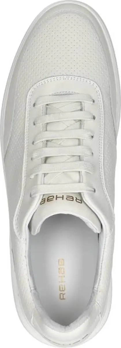 Rehab Taylor Lthr Prf Veterschoenen Laag - wit - Maat 45 - afbeelding 4 van 6