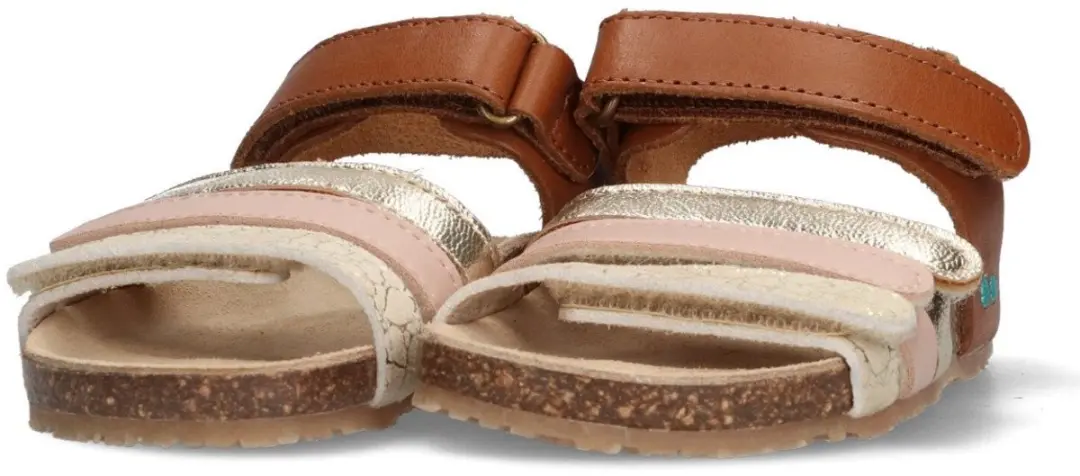 BunniesJR Babs Beach Platte Sandalen 26 - Cognac