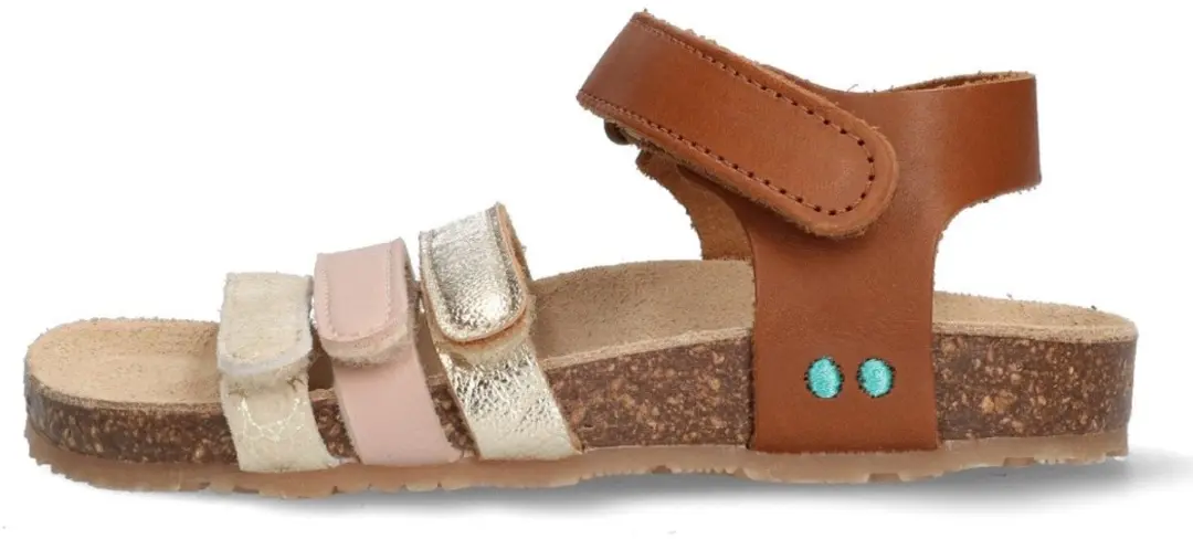 BunniesJR Babs Beach Platte Sandalen 26 - Cognac