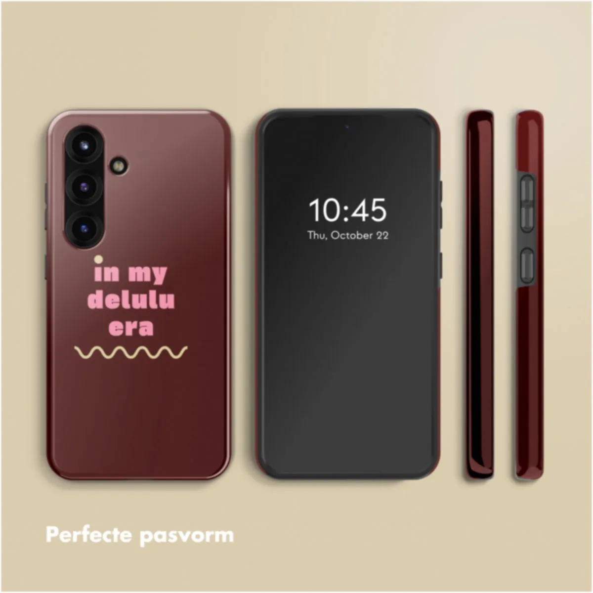 Selencia Hoesje Samsung Galaxy S25 - Magnetische Ring - Delulu - afbeelding 6 van 6