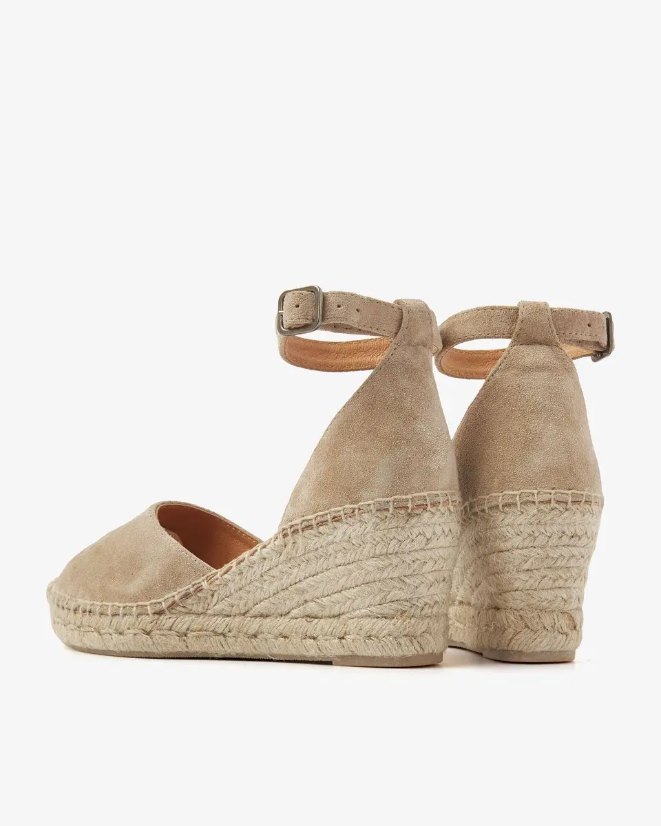 VIA VAI Flora Braid Espadrilles - Sierra Noisette - Maat 38