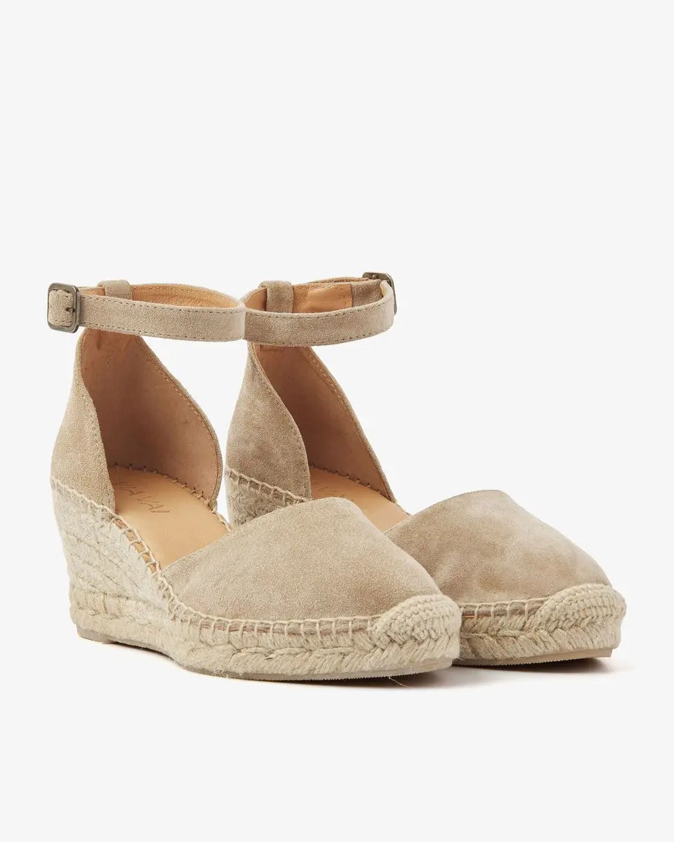 VIA VAI Flora Braid Espadrilles - Sierra Noisette - Maat 38