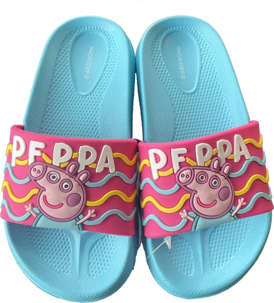 Peppa Pig 3D Slippers - Blauw / Roze - Maat 31/32