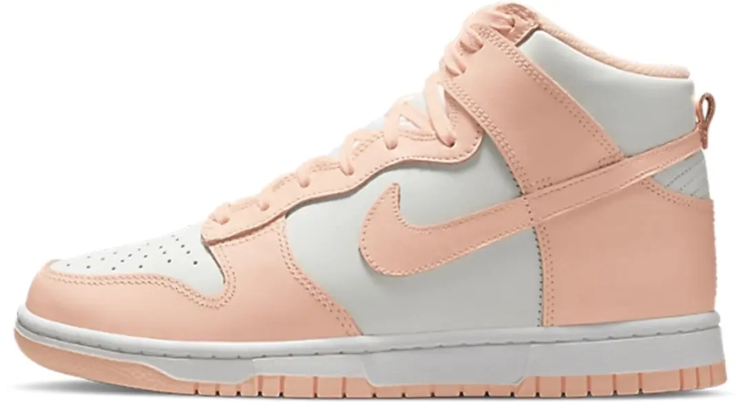 Nike Dunk High 'Sail Crimson Tint' maat 36.5.