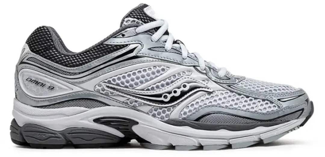 Saucony ProGrid Omni 9 Microchip - 37 - Zilver/Grijs - afbeelding 3 van 6