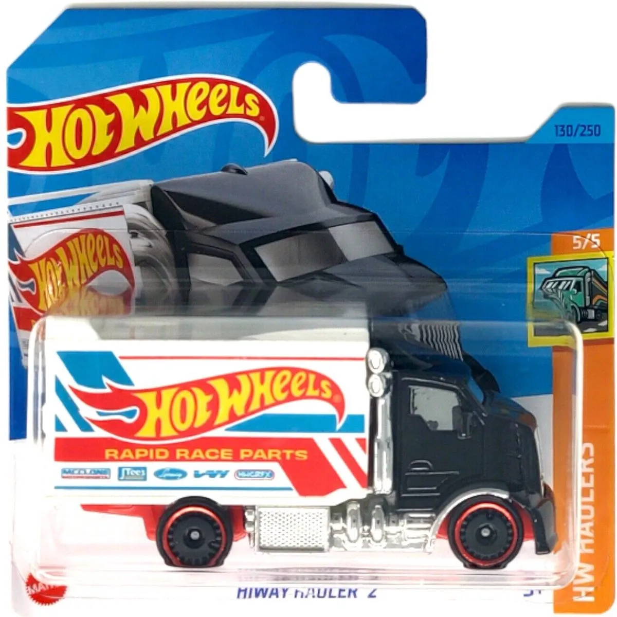Hot Wheels HiWay Hauler 2 Black HW Haulers 21A