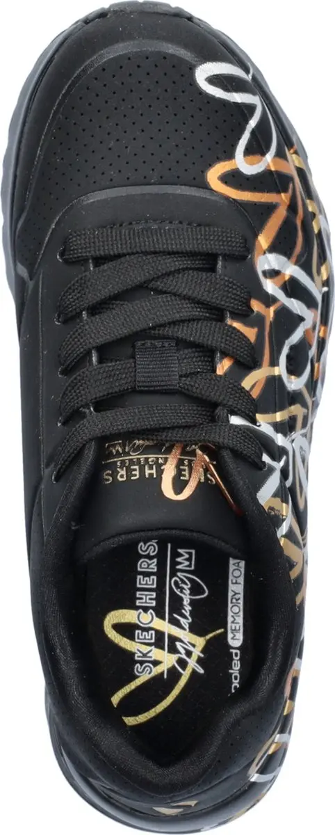 Skechers Uno Lite Metallic Love Meisjes Sneakers - 31