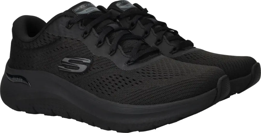 Skechers Arch Fit 2.0 Big League Dames Sneakers - Zwart - afbeelding 4 van 6