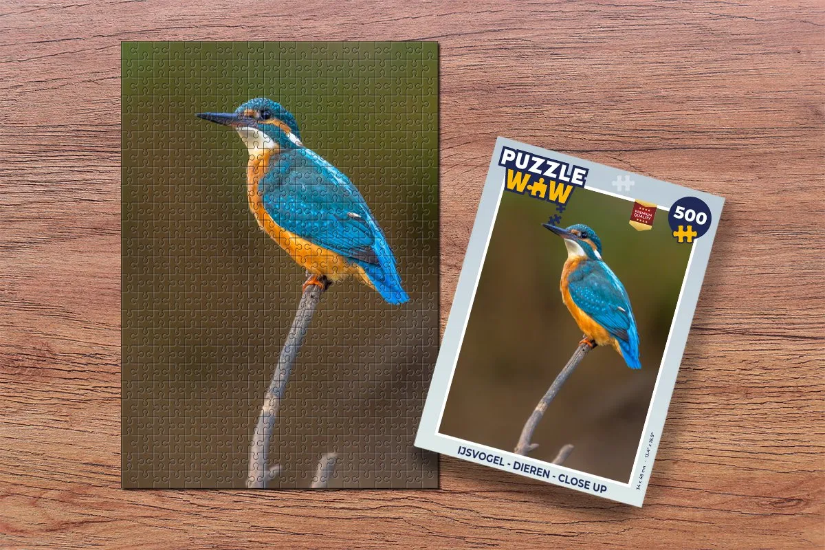 PuzzleWow IJsvogel Legpuzzel 500 Stuks - Multicolor