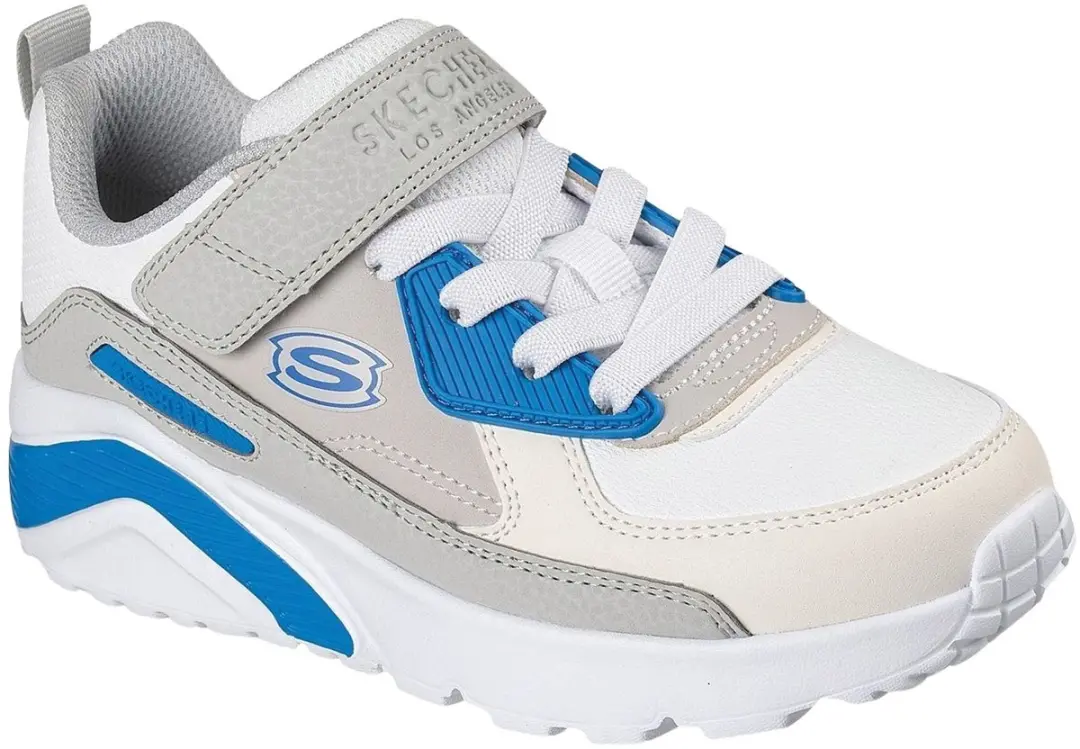 Skechers Uno Lite Revival Edge Sneakers Junior 34 - Wit/Grijs/Blauw