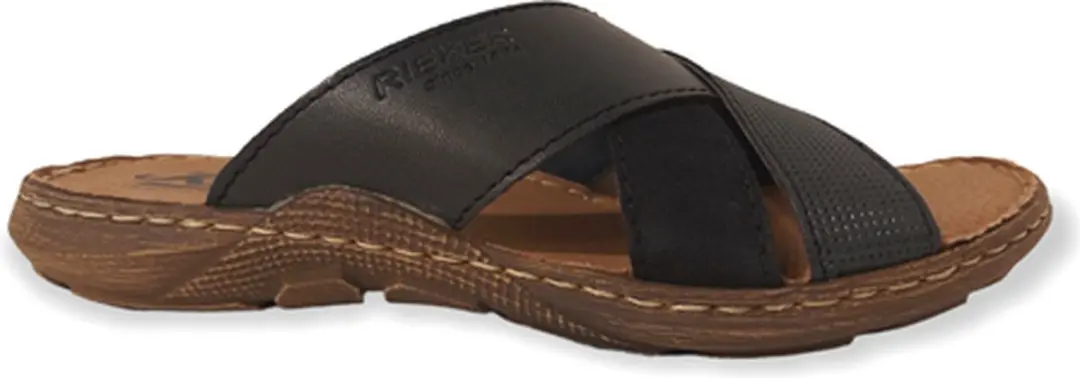 Blauwe Rieker Slippers