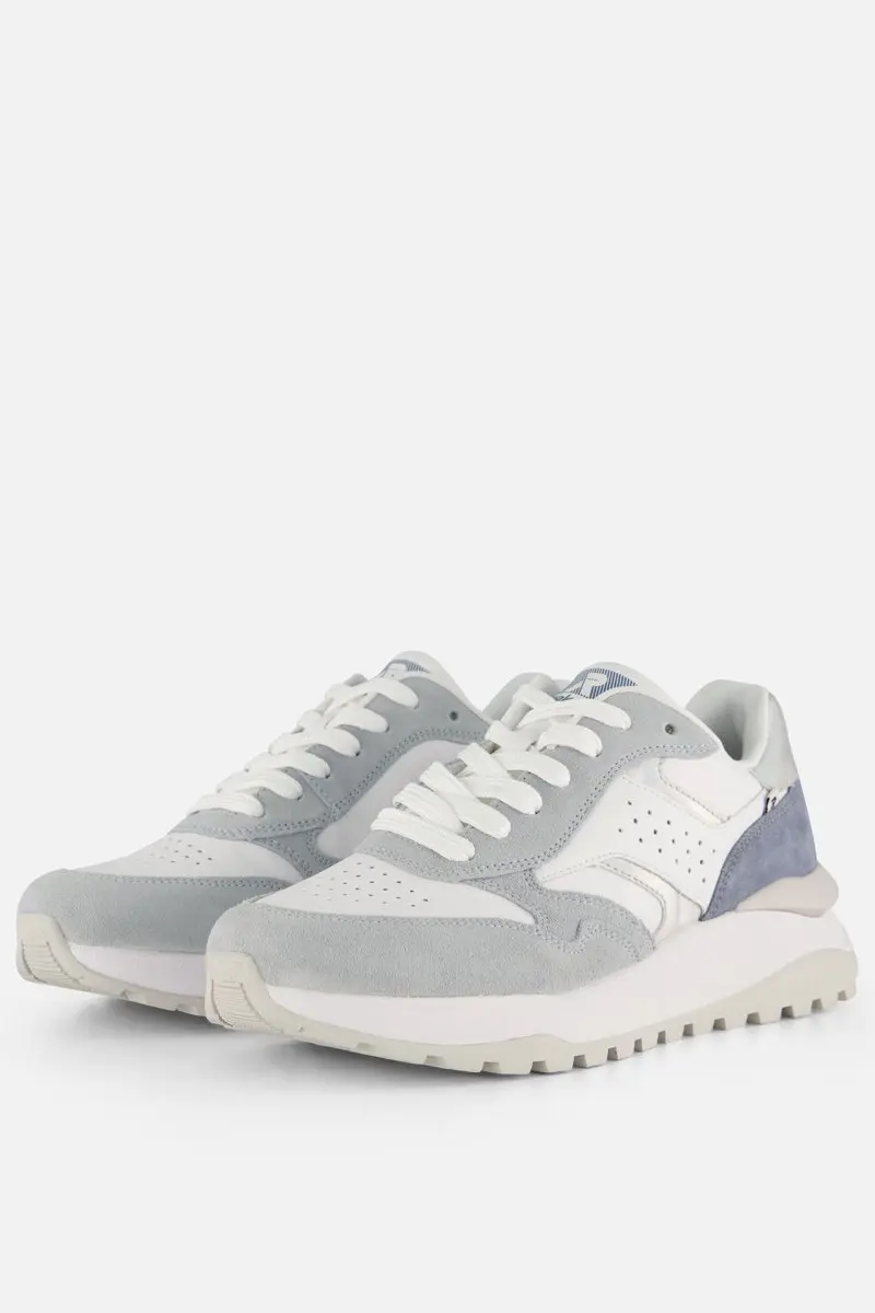 Rieker Sneakers blauw Leer