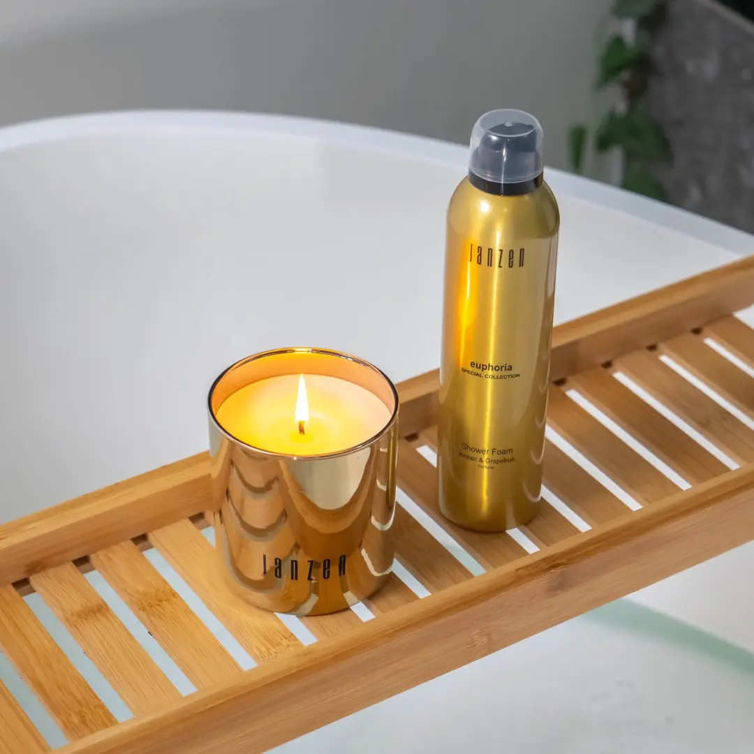 Janzen Euphoria Geurkaars - 40 uur - Ø7cm - Goud