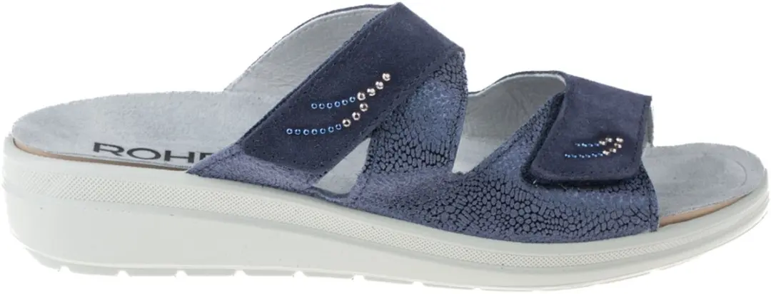 Rohde Dames Slipper 5729-56 Blauw - Maat 42