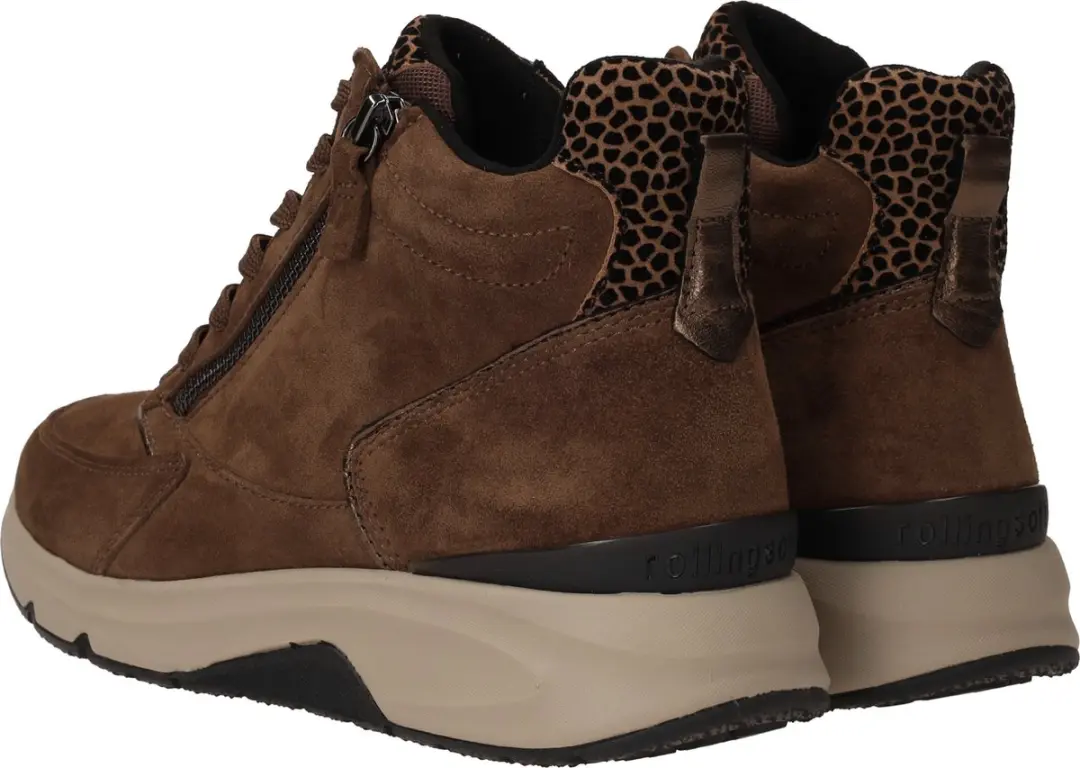 Gabor Rollingsoft Veterboots - Cognac Suede - afbeelding 6 van 6