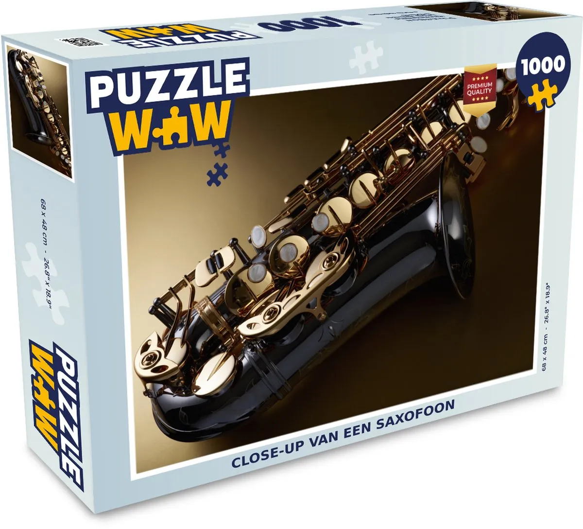 PuzzleWow Legpuzzel Saxofoon 1000 Stuks - Multicolor