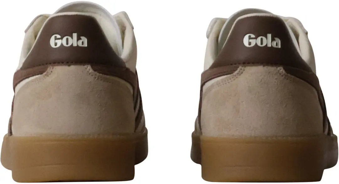 Gola Viper Leather CMB744 Baskets - 43 - Off White/Bone/Otter/Gum