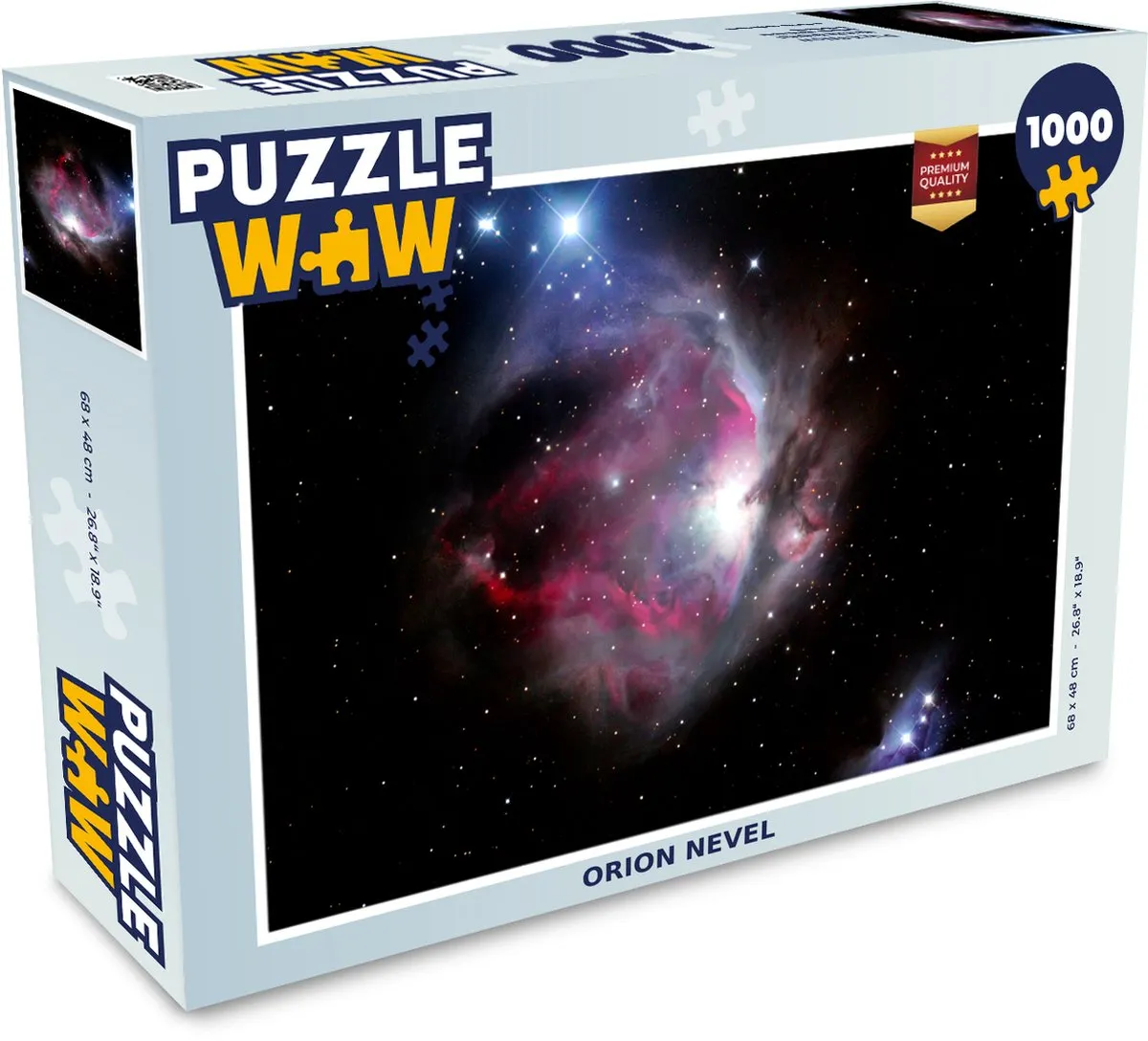 PuzzleWow Orion Nevel Legpuzzel 1000 Stuks - Multicolor
