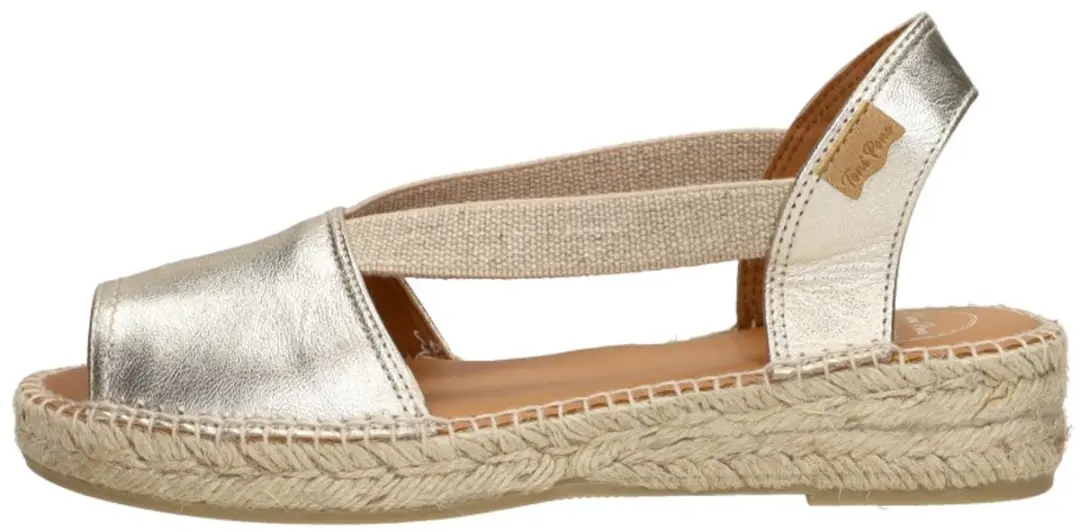 Toni Pons Etna Dames Espadrilles - Platinum - Maat 38 - afbeelding 3 van 6