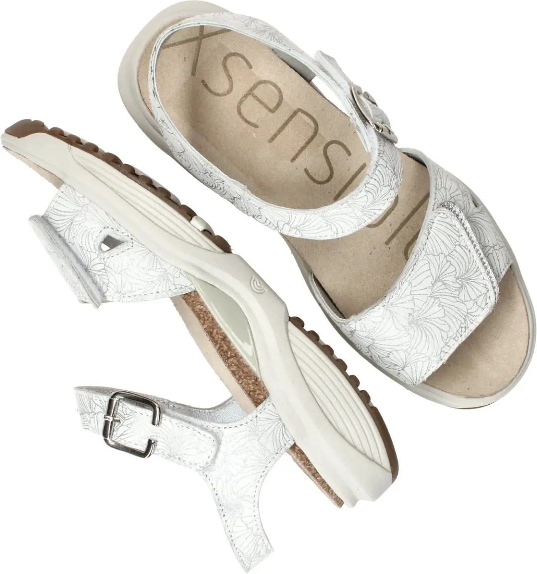 Xsensible Dames Sandalen 30320.5 - Maat 42 - Off White