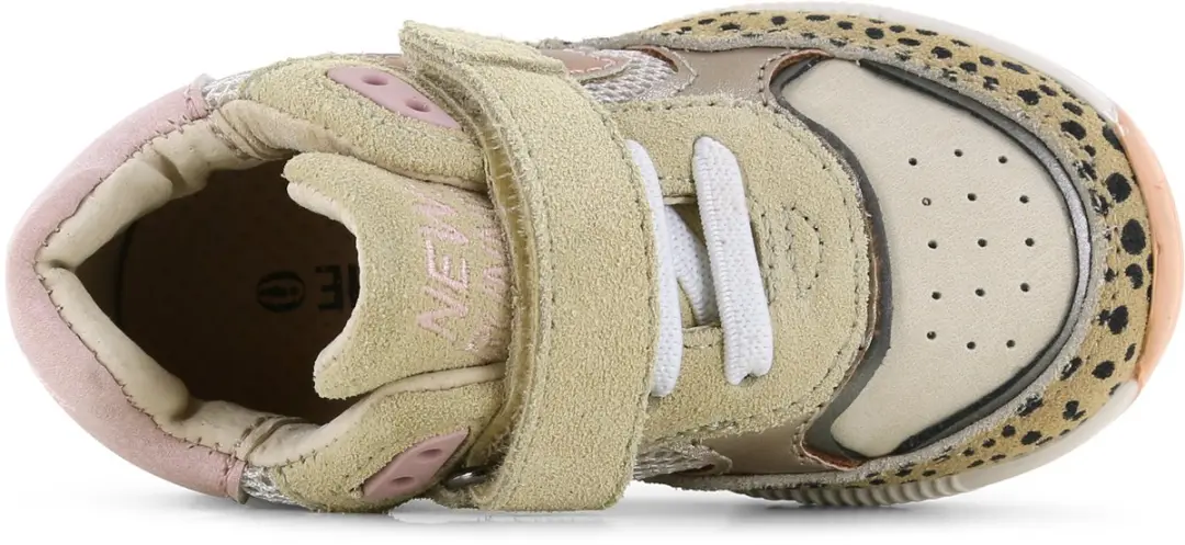 Shoesme Sneaker Panterprint - Meisjes - Microleer - Maat 26
