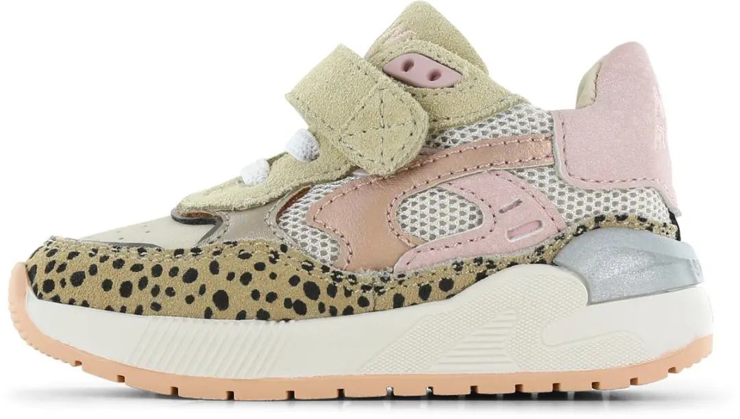 Shoesme Sneaker Panterprint - Meisjes - Microleer - Maat 26
