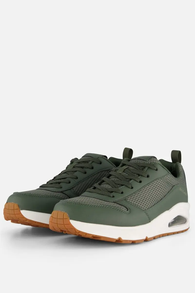 Skechers Skechers Uno Fastime sneakers groen Imitatieleer