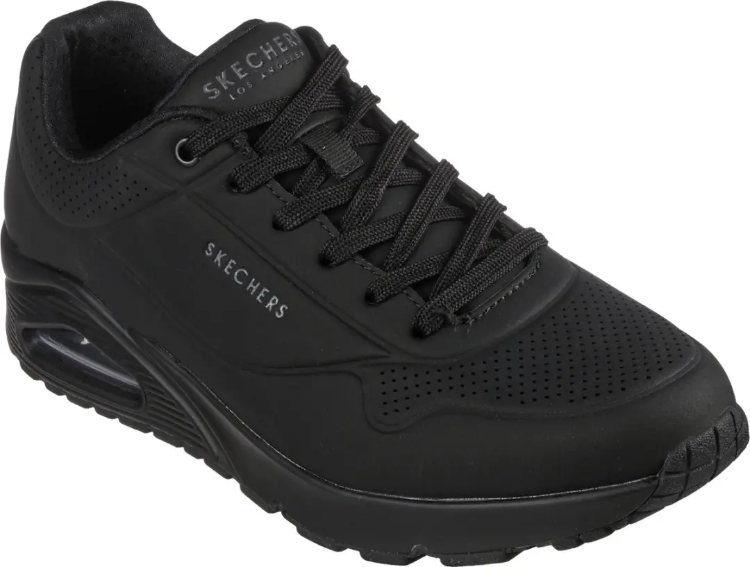 Skechers Uno Stand On Air Heren Sneakers - Zwart