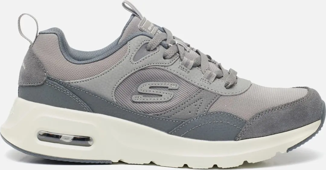Skechers Air Court Sneakers grijs Textiel