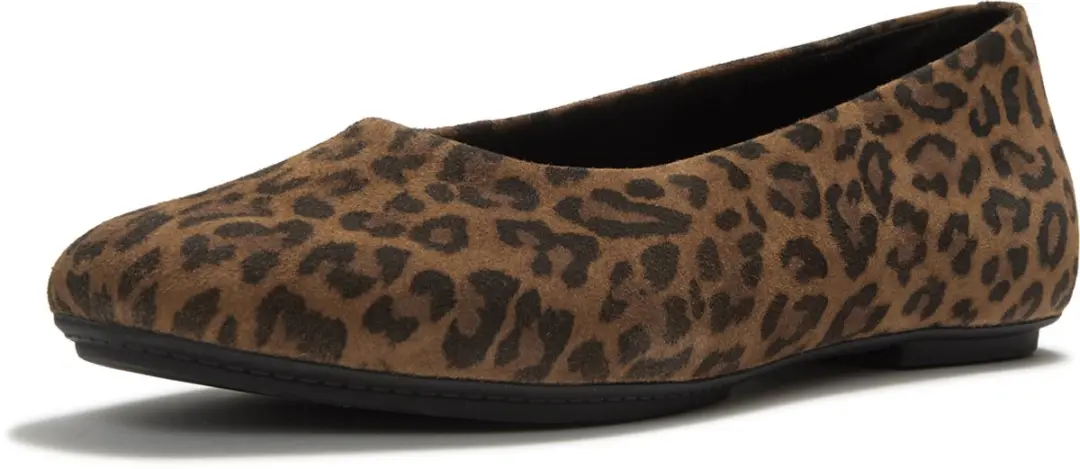 Fitflop Delicato Suede Leopard Ballerina´s EU 42 Vrouw